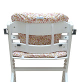 ABWASCHBAR Timba Sitzkissen Set Blumenwiese Rosa Beige für Safety 1st Hochstuhl Blausberg Baby