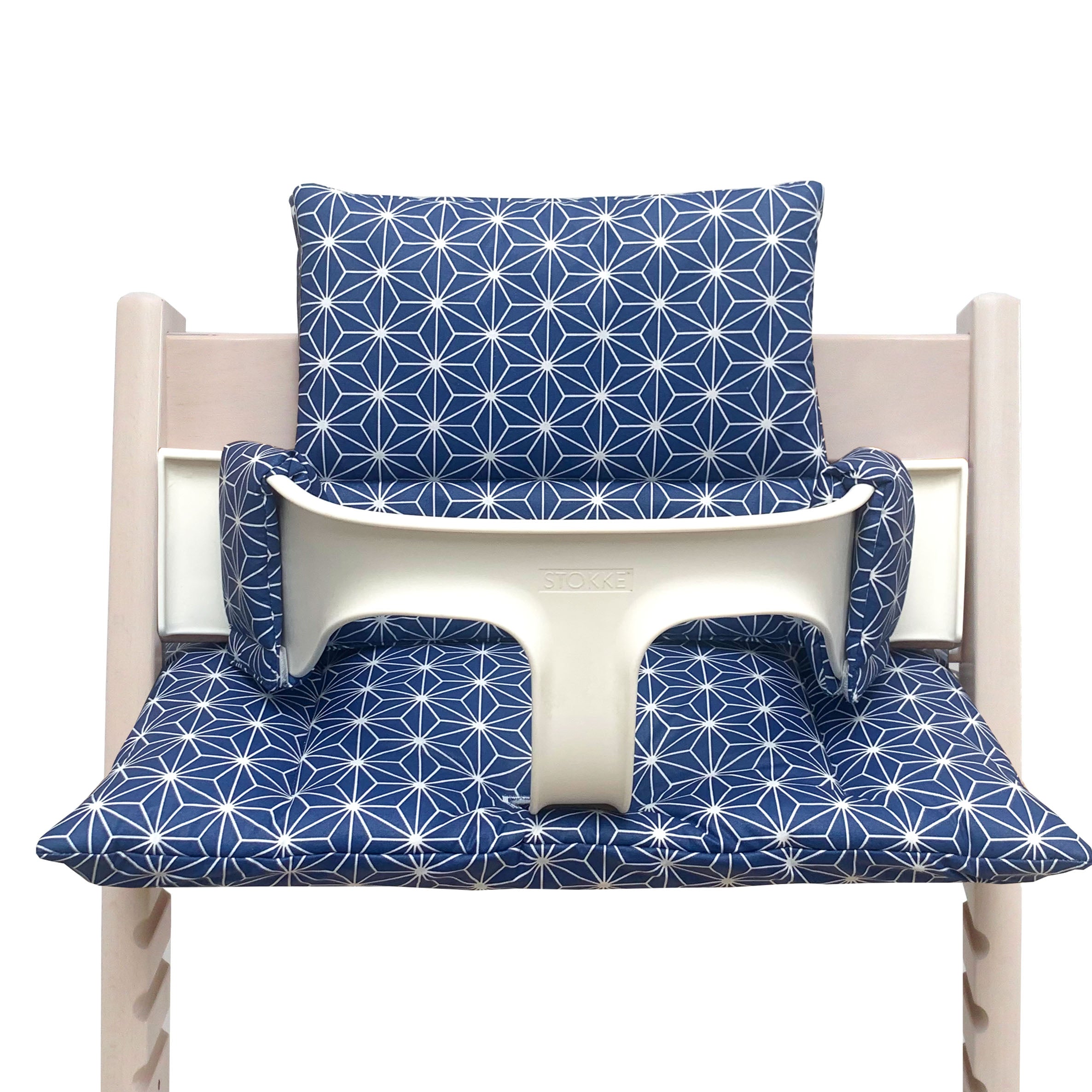 Abwaschbar Tripp Trapp Sitzkissen Happy Star Blueberry Blau Blausberg Baby