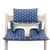 Abwaschbar Tripp Trapp Sitzkissen Happy Star Blueberry Blau Blausberg Baby