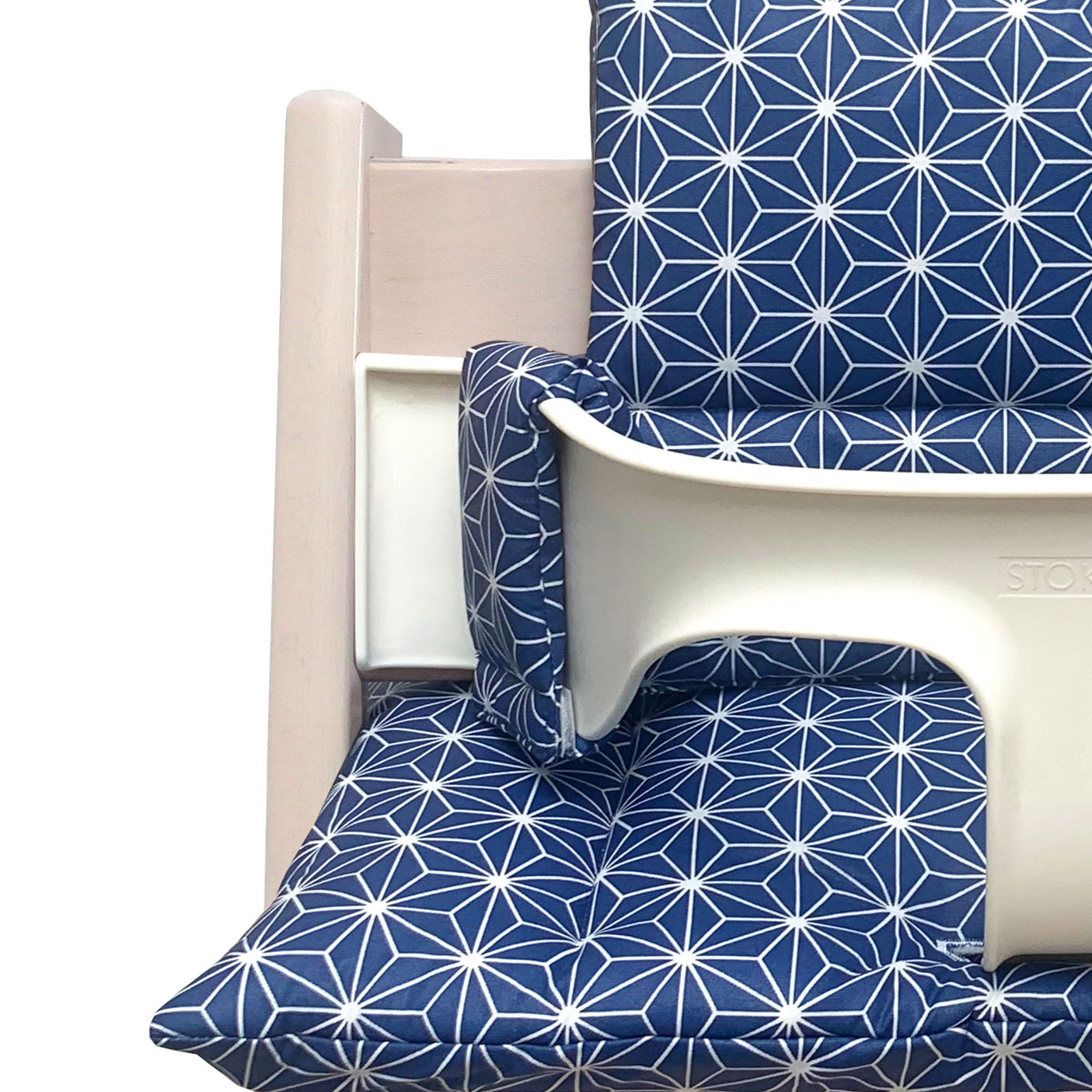 Abwaschbar Tripp Trapp Sitzkissen Happy Star Blueberry Blau Blausberg Baby