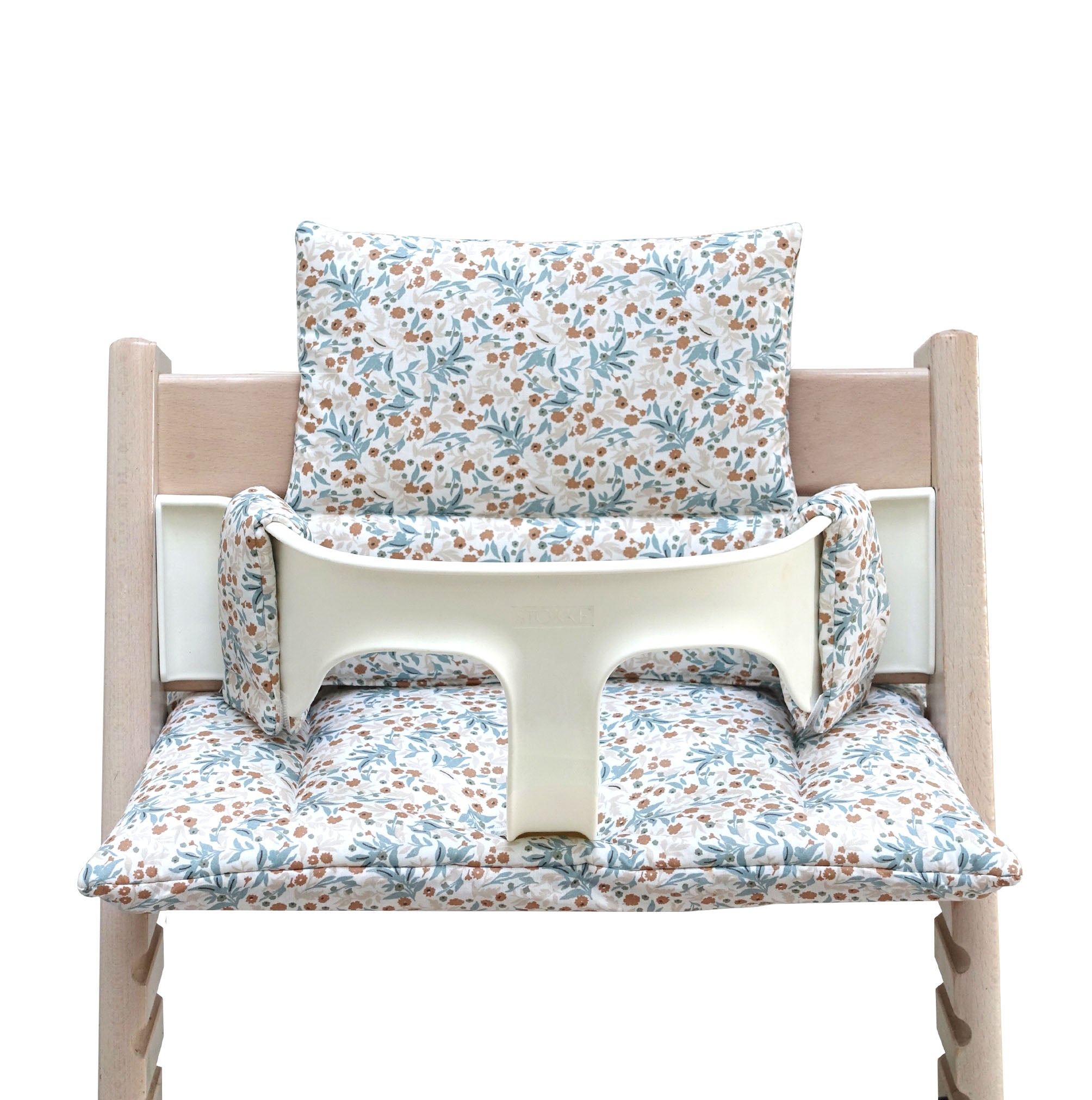 Tripp Trapp Sitzkissen Blumenwiese Blau Beige Blausberg Baby