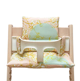 ABWASCHBAR Tripp Trapp Sitzkissen Cherry Blossom Mint Blush Blausberg Baby