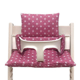 Tripp Trapp Sitzkissen Set Happy Star Cranberry Rot Blausberg Baby