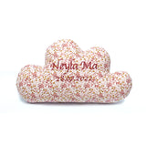 Schmuserwolke Wolken-Kissen - Blumenwiese Rosa Blush Beige Blausberg Baby