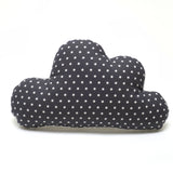 Mit Namen Stickerei - Schmuserwolke Wolken-Kissen - Dunkelgrau Stere Blausberg Baby