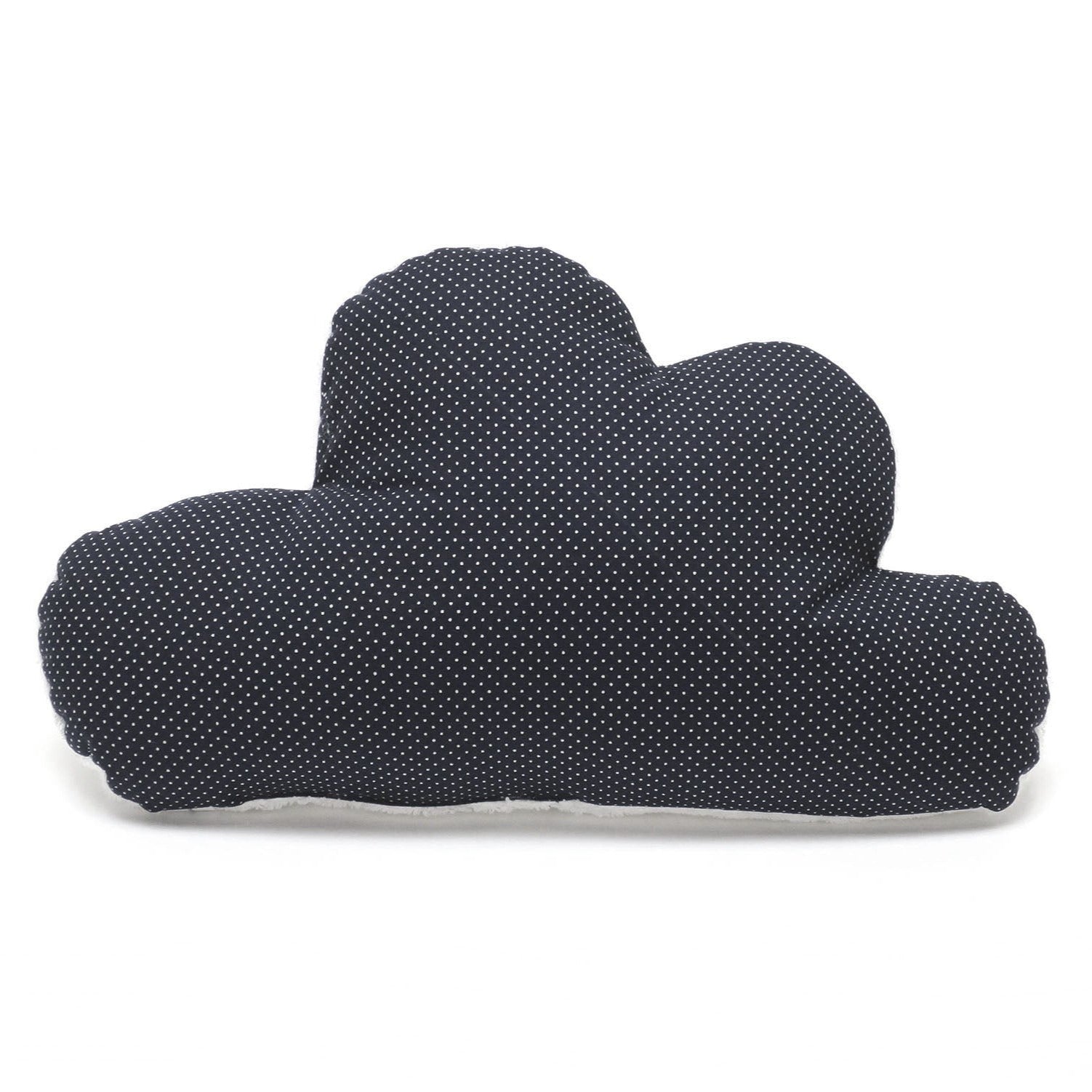 Schmuserwolke Wolken-Kissen - Dunkelgrau Pünktchen Blausberg Baby