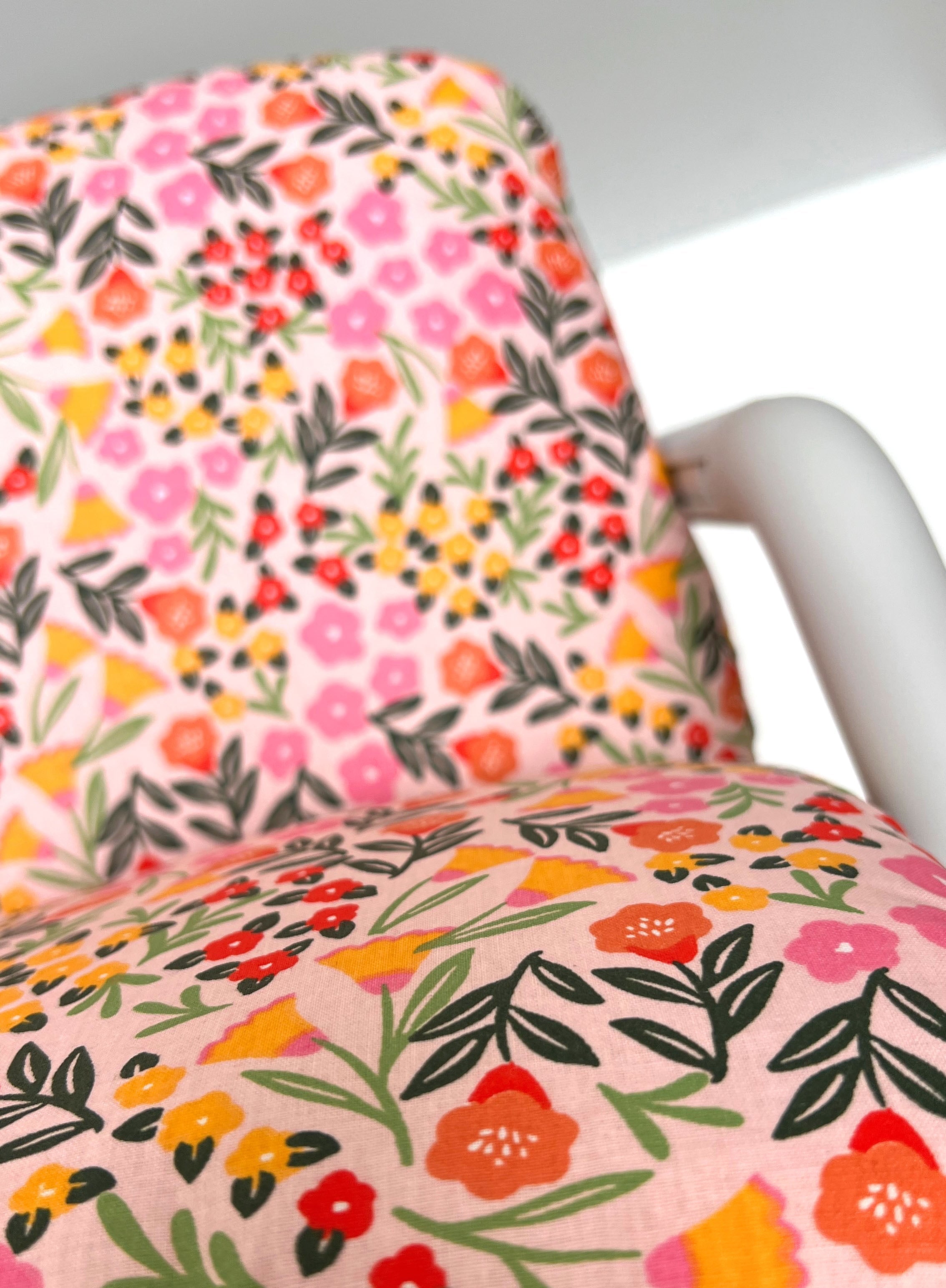 Sitzkissen Set ABWASCHBAR Happy Flower Pink für Lemo von Cybex Blausberg Baby