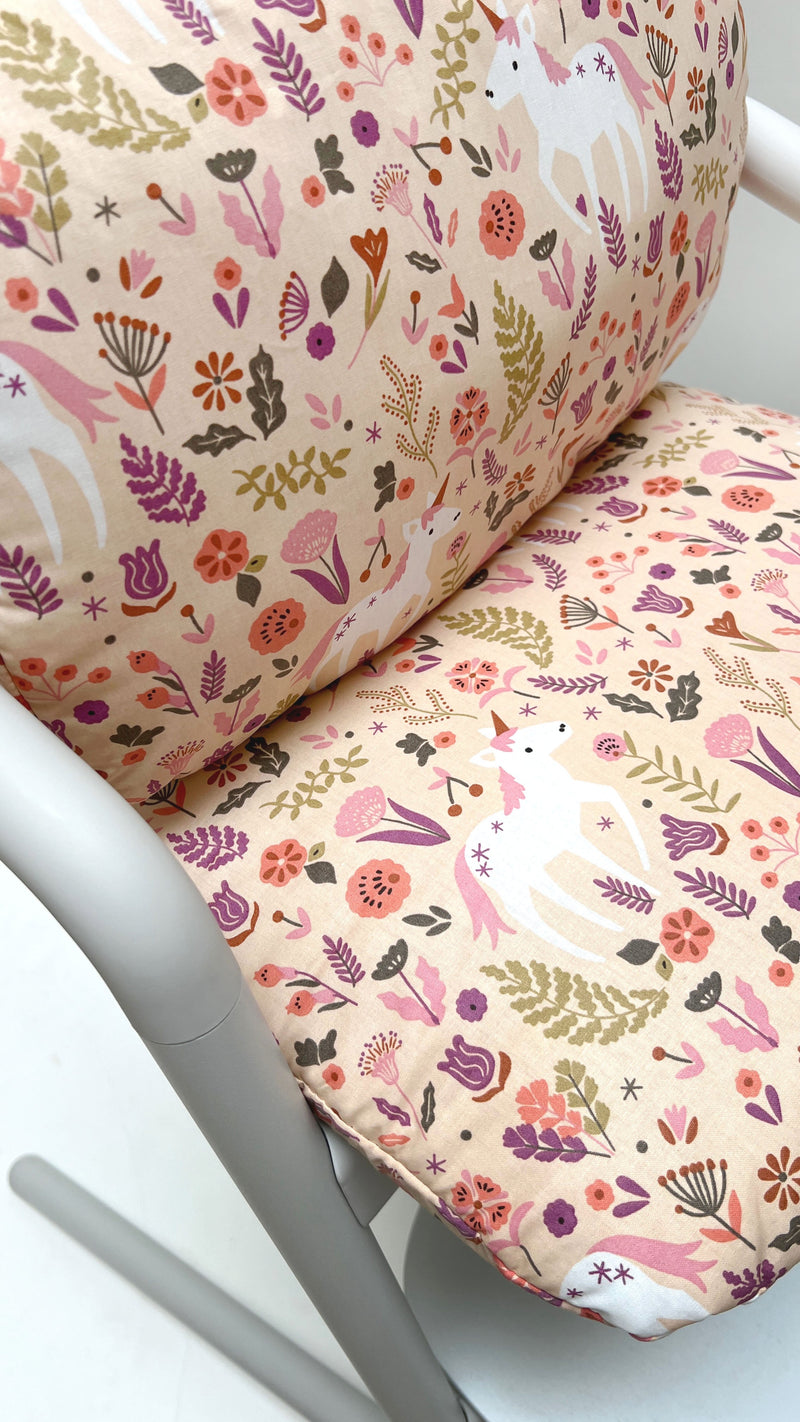 Sitzkissen Set ABWASCHBAR Einhorn Rosa für Lemo von Cybex Blausberg Baby