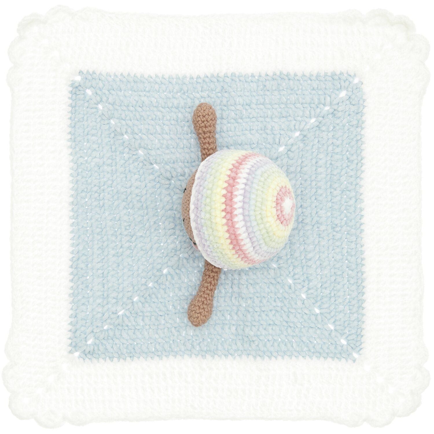 Häkelset Ricorumi Baby Blankies Pastel Rainbow Rico