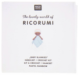 Häkelset Ricorumi Baby Blankies Pastel Rainbow Rico