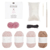 Ricorumi Häkelset Baby Blankies Rosa Schweinchen Rico