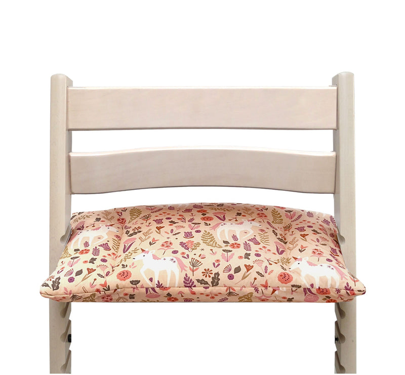 Abwaschbar Tripp Trapp Sitzkissen Po Einhorn Apricot Rosa Blausberg Baby