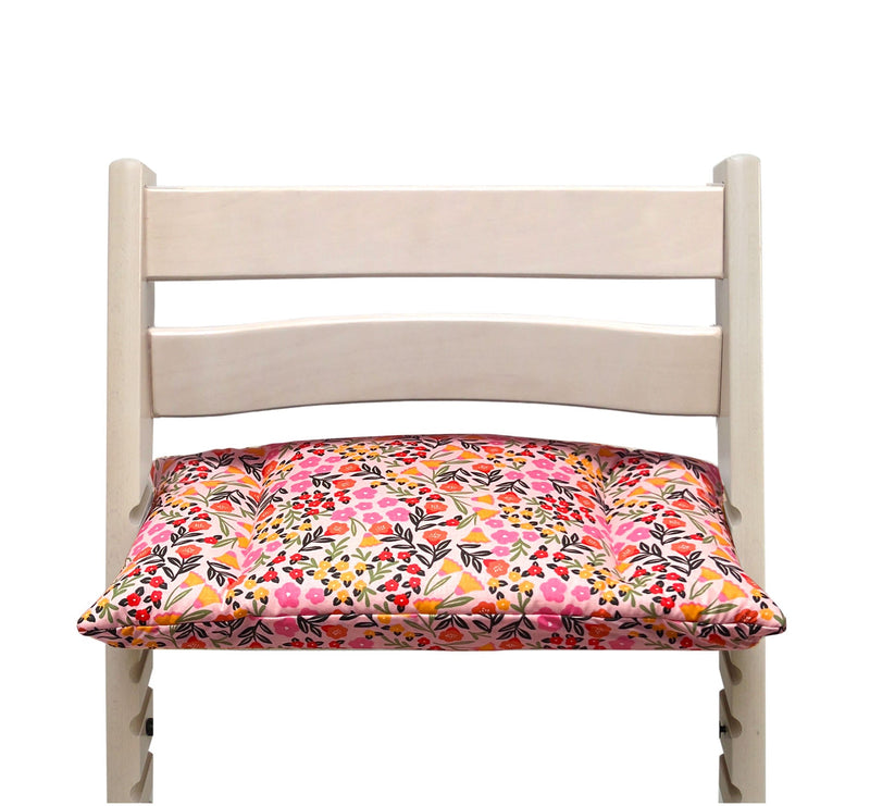 Abwaschbar Tripp Trapp Sitzkissen Po Happy Flower Blausberg Baby