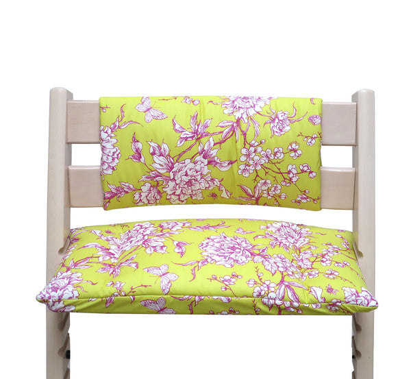 WASHABLE Tripp Trapp Seat Cushion Junior Set Blossom Yellow