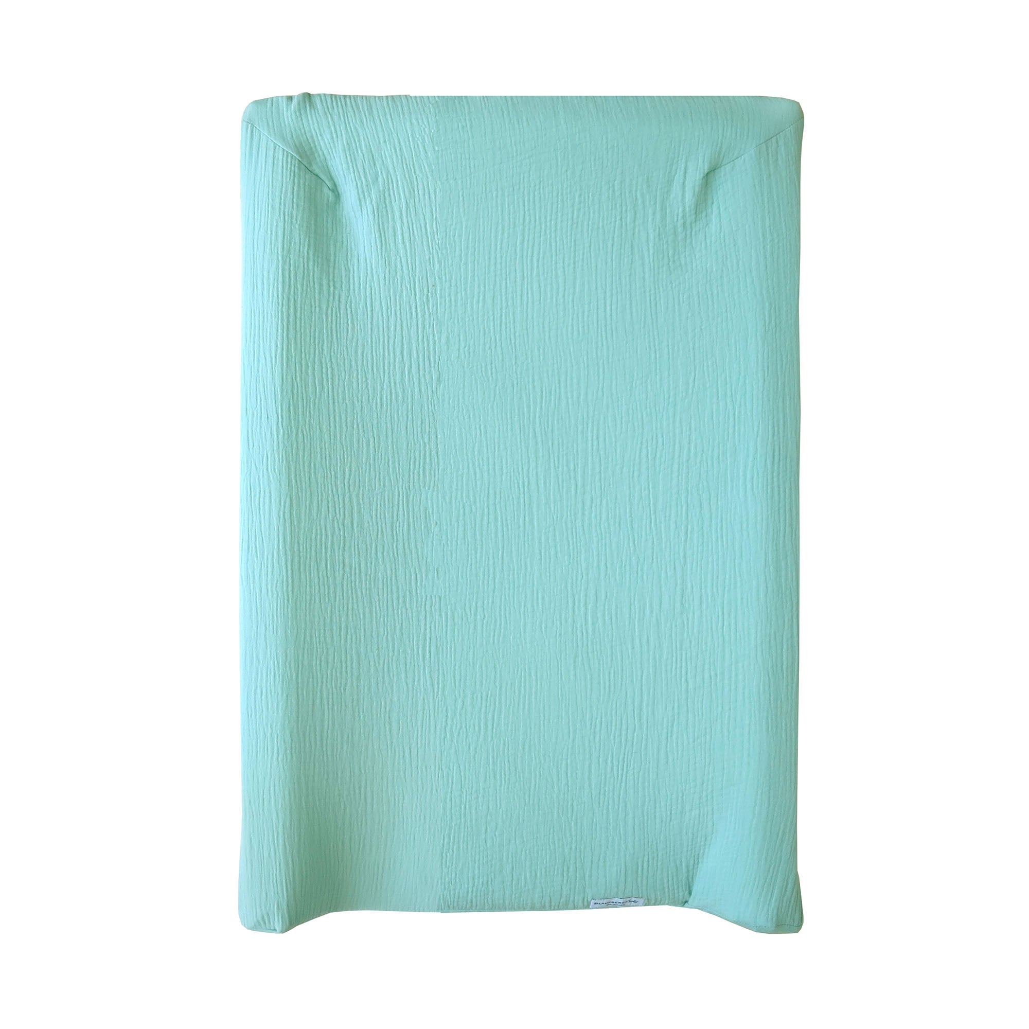 Musselin Bezug für Wickelauflage / Wickelunterlage Vädra von IKEA Mint Blausberg Baby