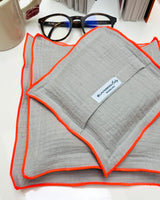 Wärmekissen Körnerkissen mit Musselin Bezug waschbar | Traubenkern Kirschkern Rapssamen | Baby Bauch & Mama | 3 Größen, viele Farben Blausberg Baby