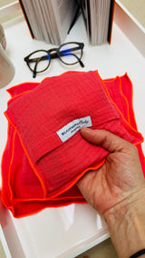 Wärmekissen Körnerkissen mit Musselin Bezug waschbar | Traubenkern Kirschkern Rapssamen | Baby Bauch & Mama | 3 Größen, viele Farben Blausberg Baby