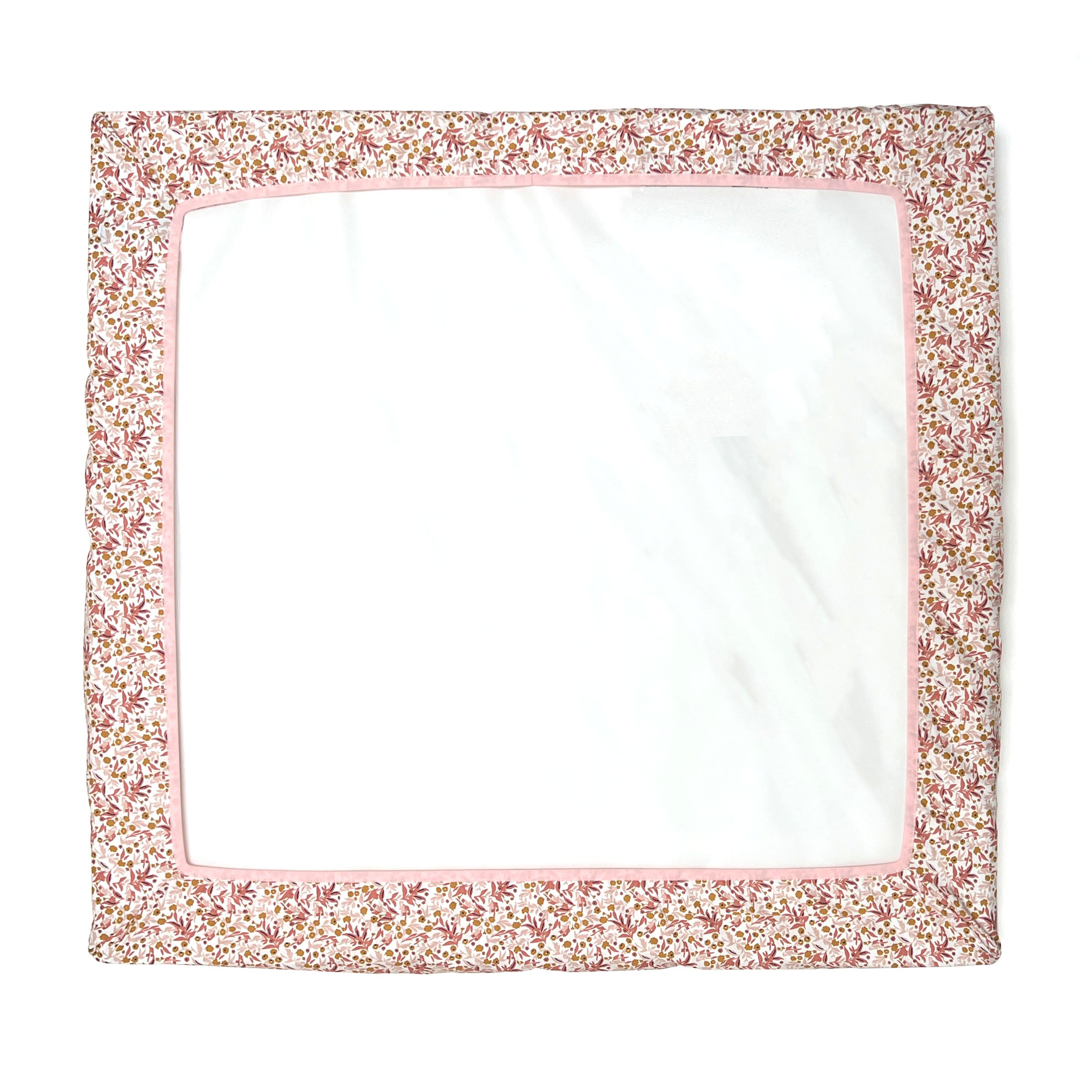 Bezug für Wickelauflage / Wickelunterlage Vädra 74x80 cm von IKEA Blumenwiese Rosa Beige Blausberg Baby