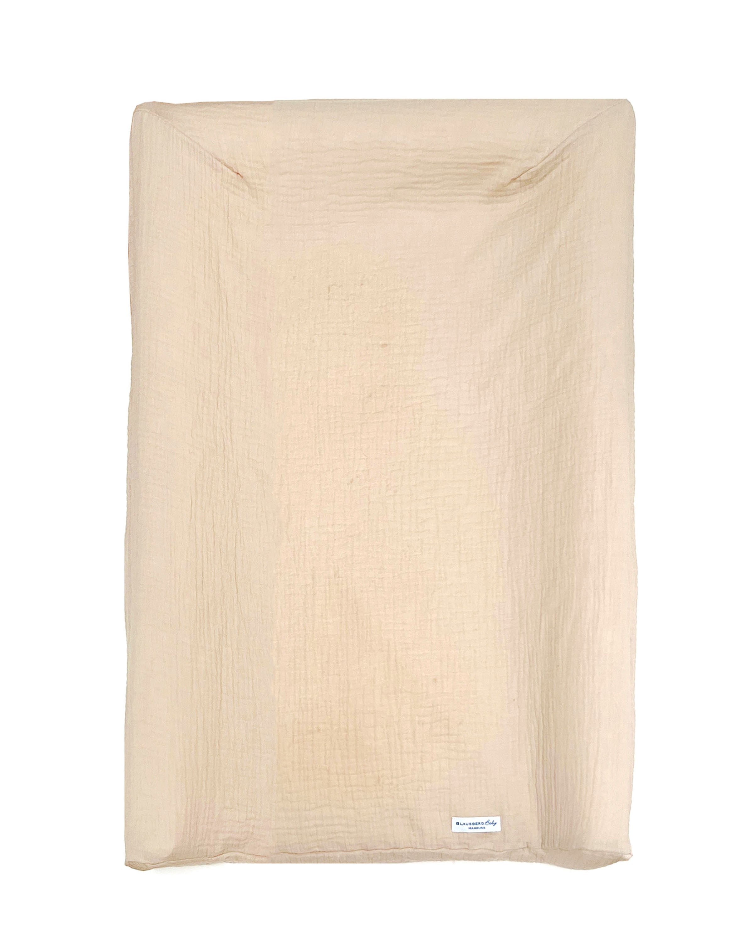 Musselin Bezug für Wickelauflage / Wickelunterlage Vädra von IKEA Beige Blausberg Baby
