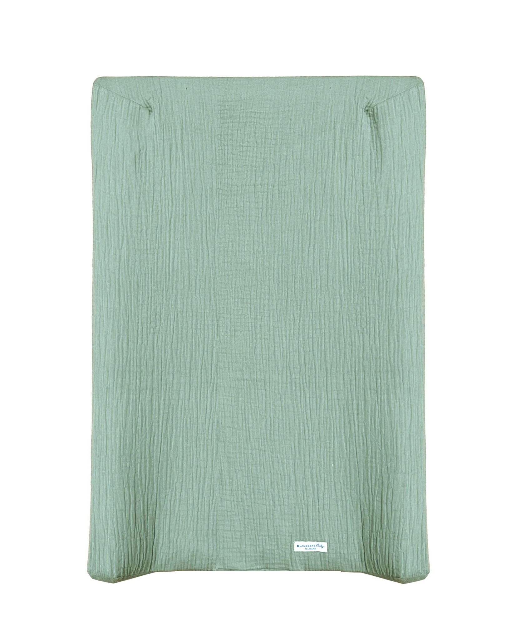 Musselin Bezug für Wickelauflage / Wickelunterlage Vädra von IKEA Salbei Eukalyptus Blausberg Baby