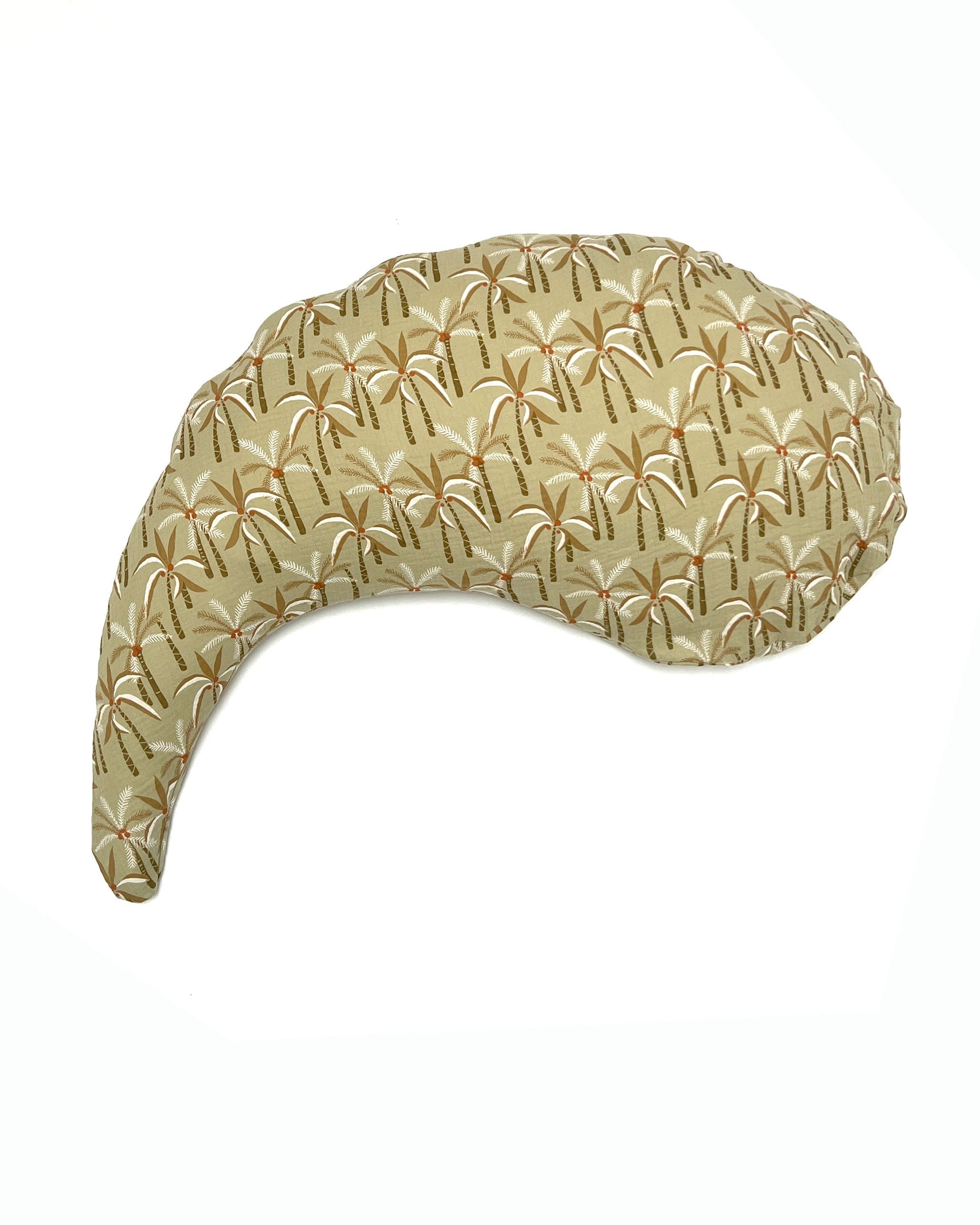Yinnie Theraline Stillkissen inkl. Bezug Musselin  (135 cm x 35 cm) Weiss Eis Blausberg Baby