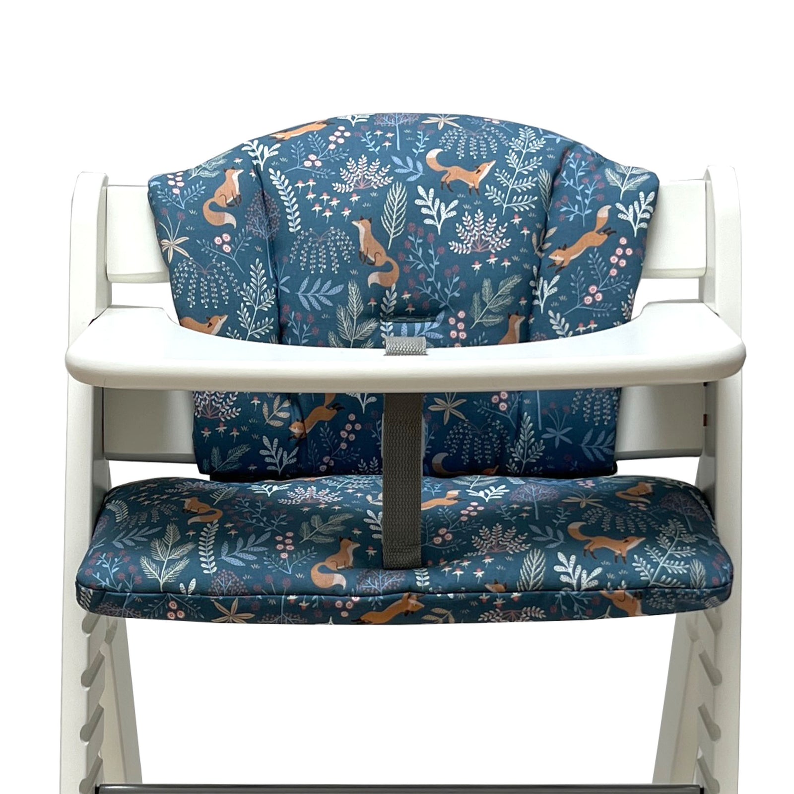 Hauke Hochstuhl Blausberg Sitzkissen Set Für Hauck Alpha Hochstuhl -  2-teilig Aus Baumwolle Sitzauflage 100% Baumwolle