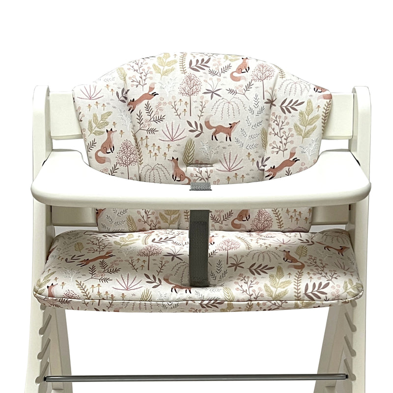 Sitzkissen Set für Hauck Alpha Fuchs Waldtiere Beige Blausberg Baby