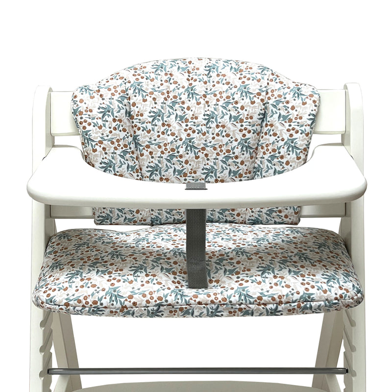 hauck alpha high chair cushion Seat cushion set for Hauck Alpha Flower Meadow Blue – Blausberg Baby