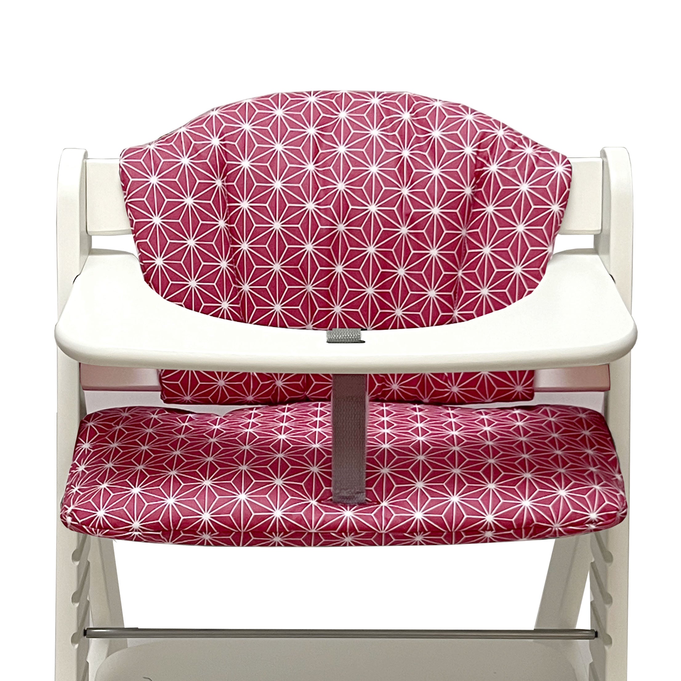 Sitzkissen Set ABWASCHBAR für Haucke Alpha Happy Star Cranberry Rot Blausberg Baby