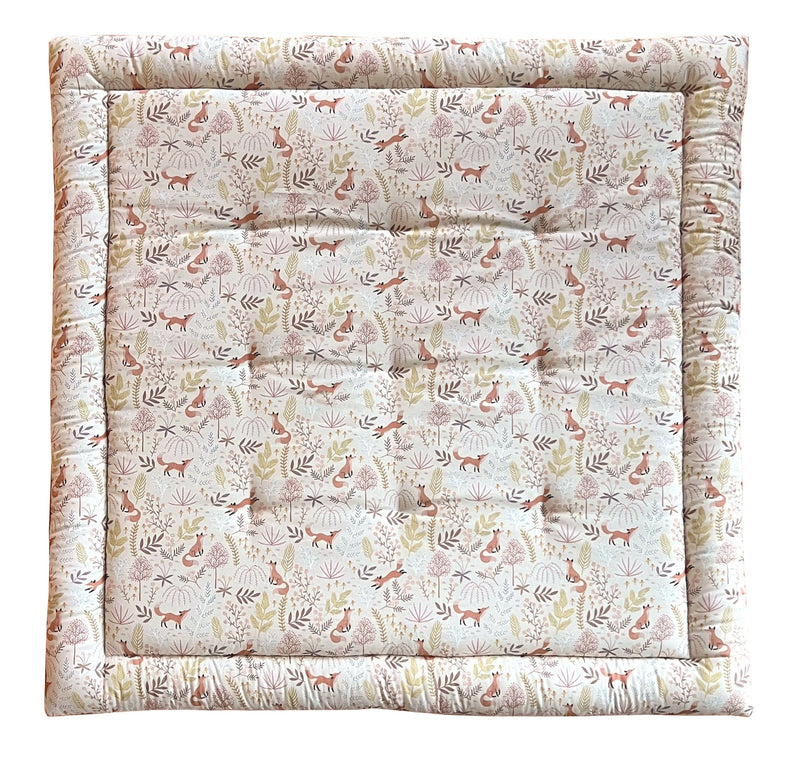 Krabbeldecke dick Fuchs Beige - diverse Größen Blausberg Baby