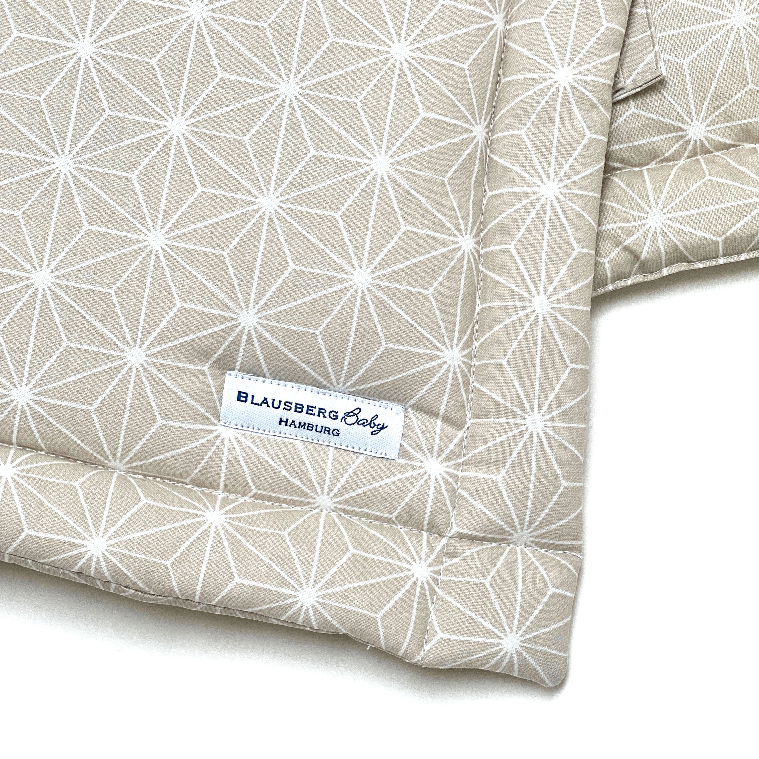 Picknickdecke Krabbeldecke wattiert, einseitig beschichtet, wasserabweisend -  Materialien Öko-Tex Standard zertifiziert Blausberg