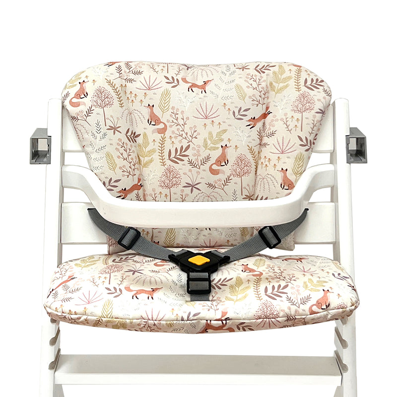 Timba Sitzkissen Set Fuchs Waldtiere Beige für Hochstuhl Blausberg Baby