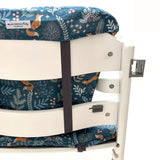 Timba Sitzkissen Set Fuchs Waldtiere Blau für Hochstuhl Blausberg Baby