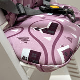 Timba Sitzkissen Set für Hochstuhl Rosa Weihnachten Blausberg Baby