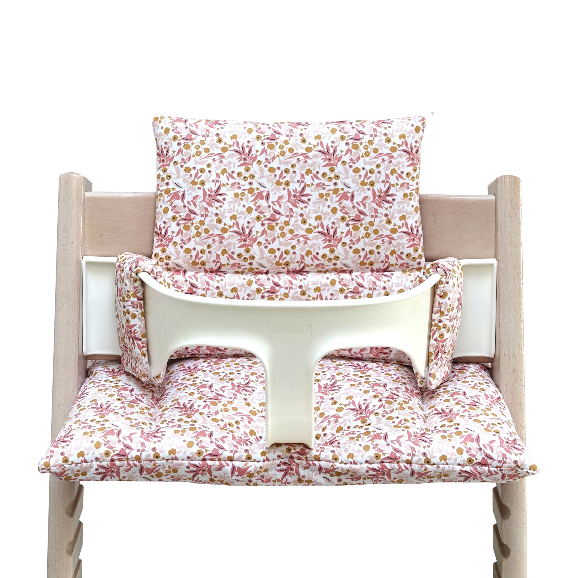 Tripp Trapp Sitzkissen Blumenwiese Rosa Beige Blausberg Baby