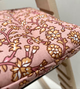 WASHABLE Tripp Trapp Seat Cushion Junior Set Flower Meadow Rosa Blush Beige