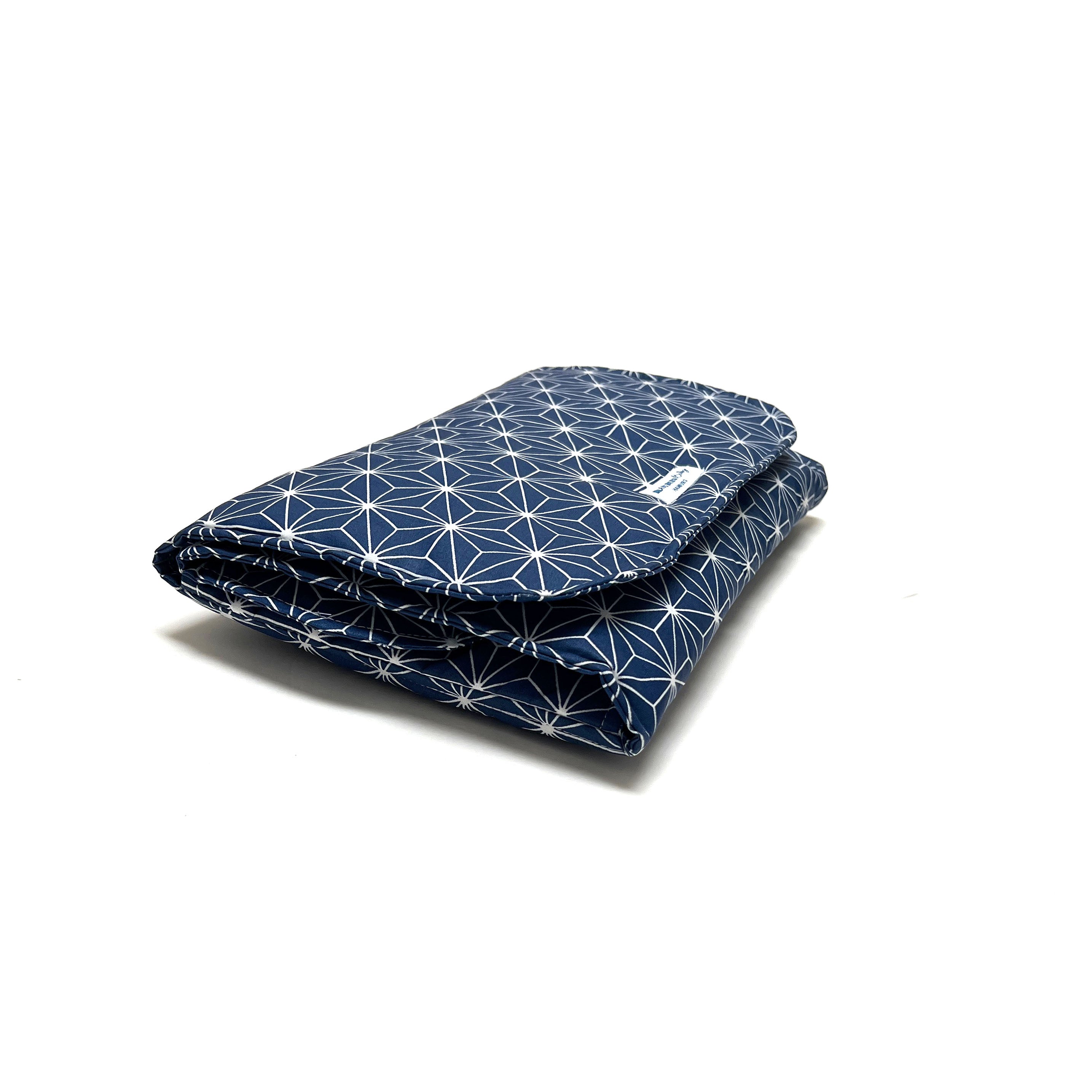 Wickeltasche Windeltasche mit Wickelunterlage für unterwegs Happy Star Blau Blausberg Baby