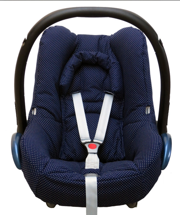 maxi cosi cabriofix bezug waschen Maxi Cosi Cabriofix Bezug Blau Pünktchen