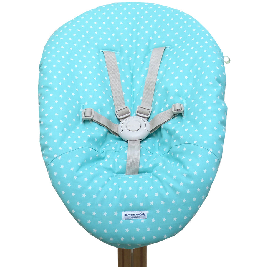 stokke newborn bezug Bezug Nomi Babyschale von Stokke Türkis Sterne – Blausberg Baby