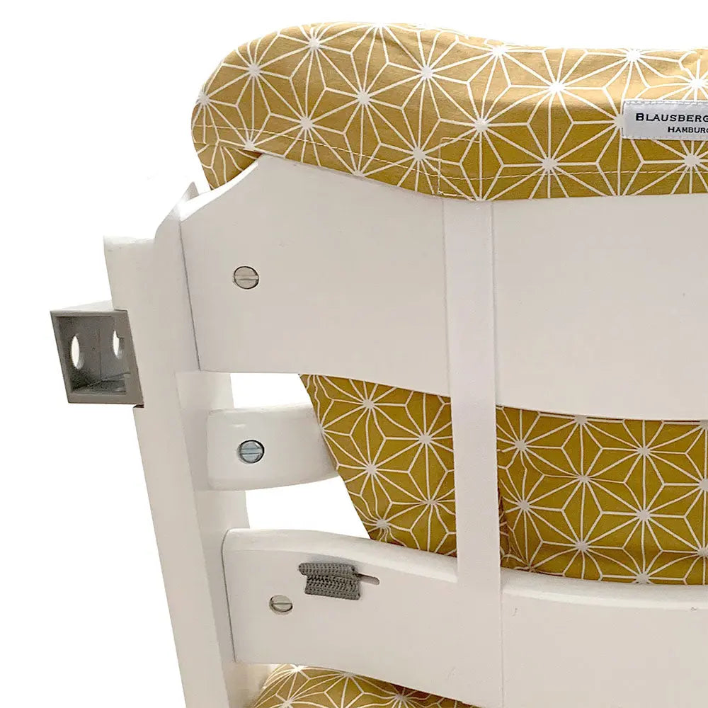 Hauck Hochstuhl Sitzkissen Sitzkissen Set ABWASCHBAR Für Hauck Alpha Happy  Star Beige – Baby Hauck Sitzverkleinerer