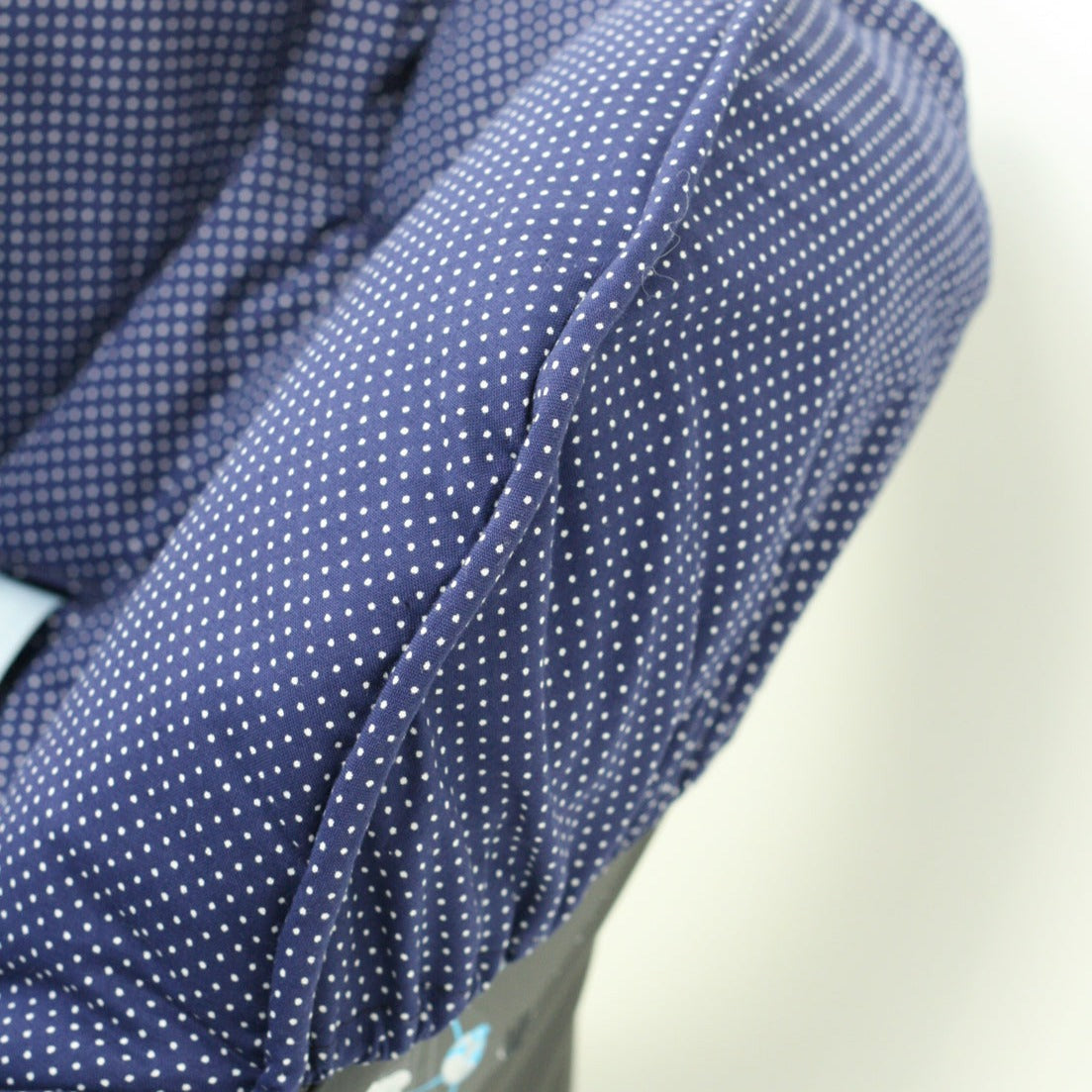 Maxi Cosi Citi Bezug Blau Pünktchen und Kopfteil Blausberg Baby