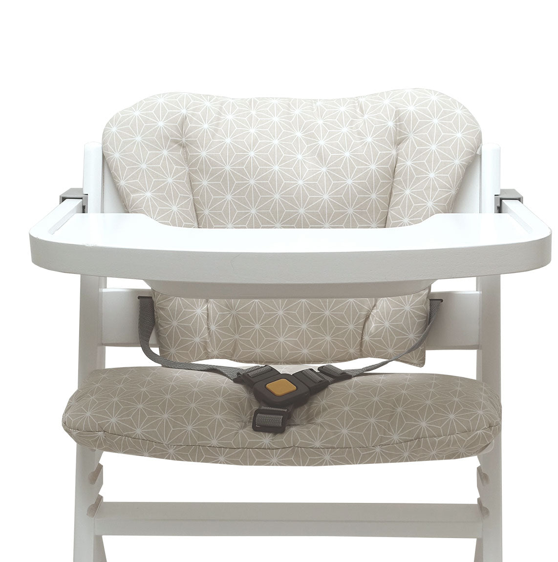 ABWASCHBAR Timba Sitzkissen Set Happy Star Beige für Safety 1st Hochstuhl Blausberg Baby