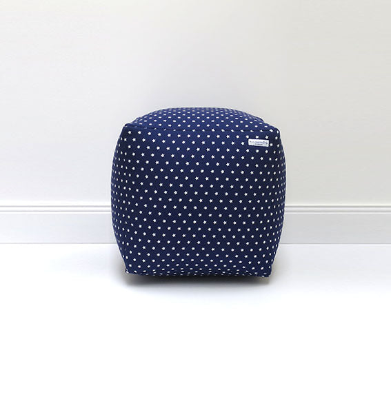 Sitzwürfel Blau mit Sternen Blausberg Baby