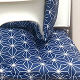 MIT NAMENS-STICKEREI - Tripp Trapp Sitzkissen Happy Star Blueberry Blau Personaliert Blausberg Baby