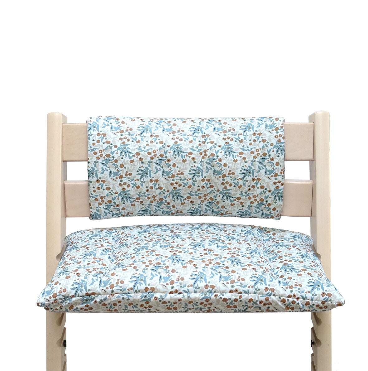 ABWASCHBAR Tripp Trapp Sitzkissen Junior Set Blumenwiese Blau Beige Blausberg Baby